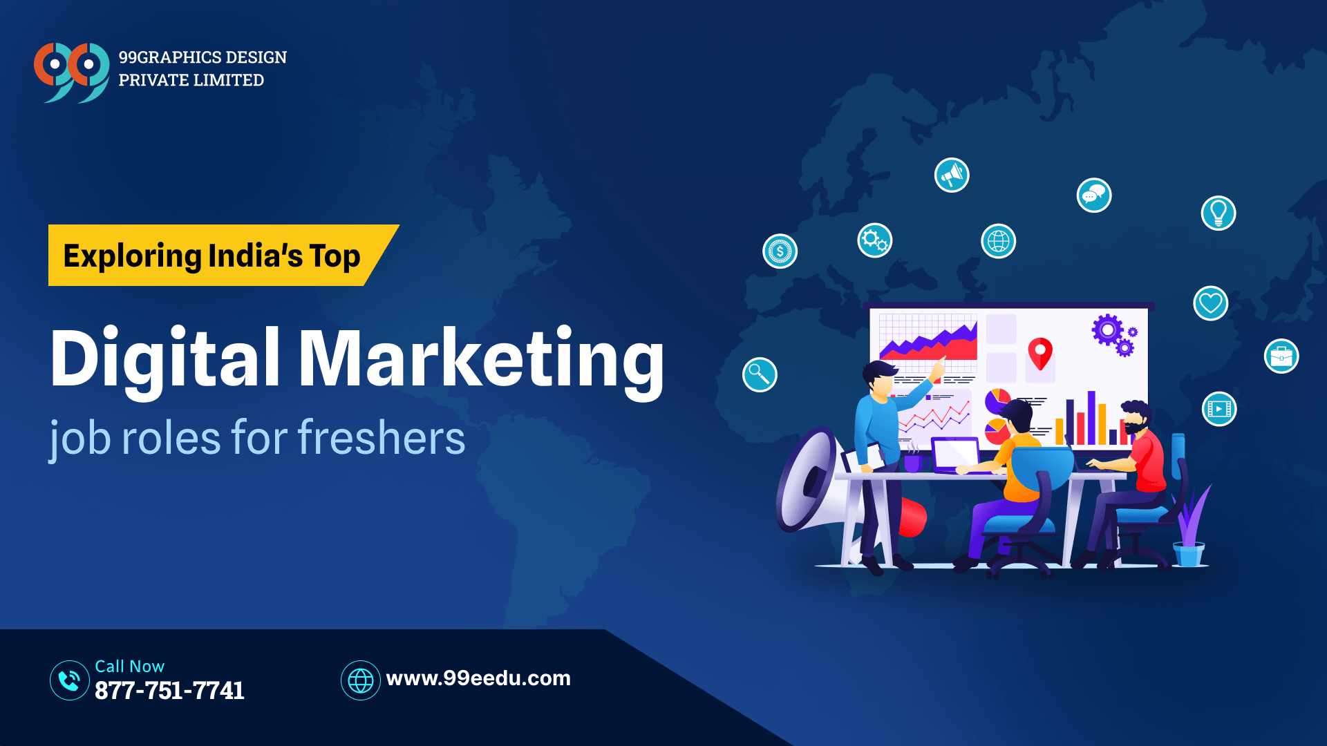 Exploring India’s Top Digital Marketing Jobs Roles for Freshers