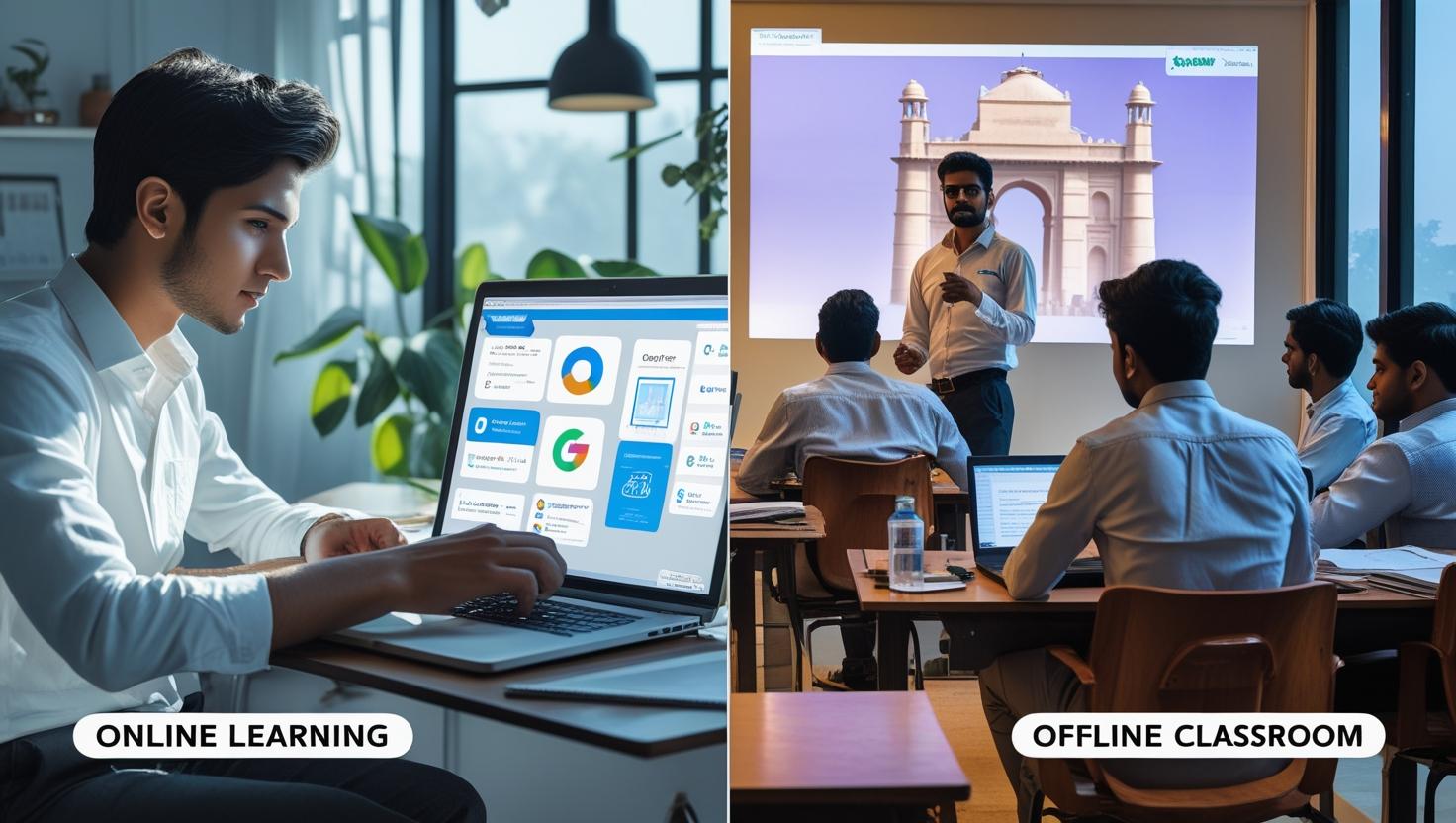 Online vs Offline Digital Marketing Courses in Delhi