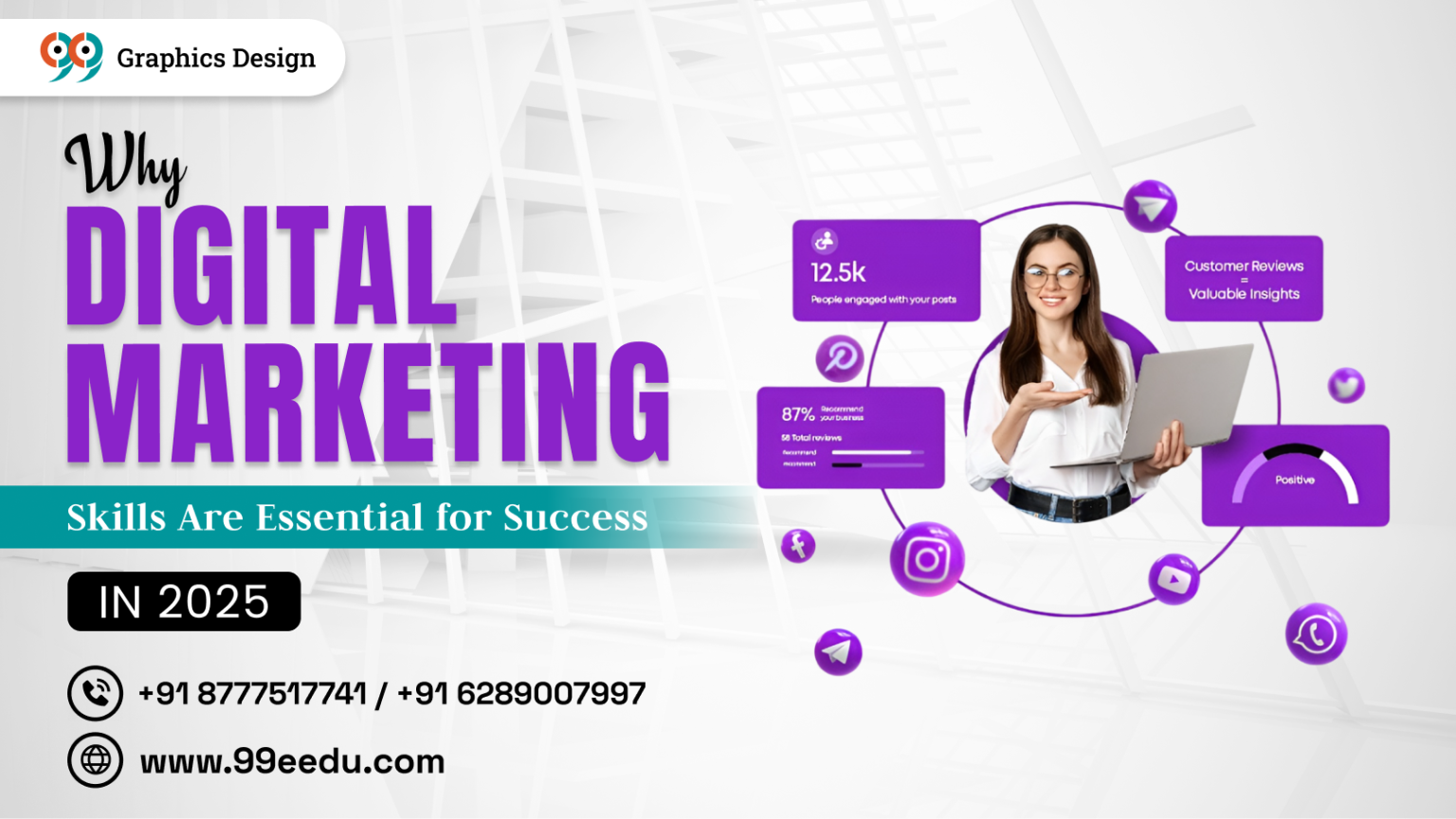 Why Digital Marketing Skills Are Essential for Success in 2025 - 99EEDU