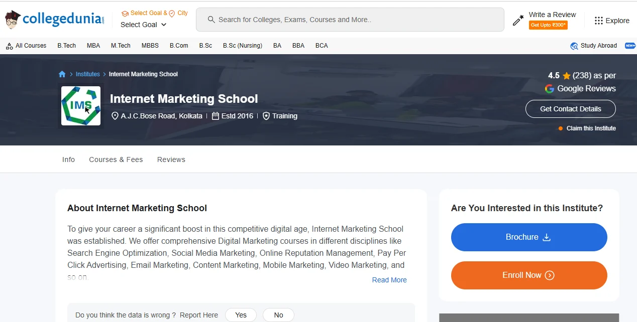 Internet marketing school