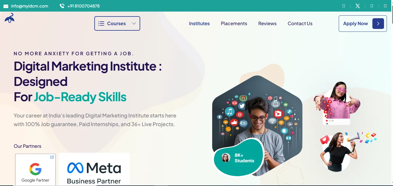 IDCM Institute - Affordable Digital Marketing Course in Kolkata with Internship